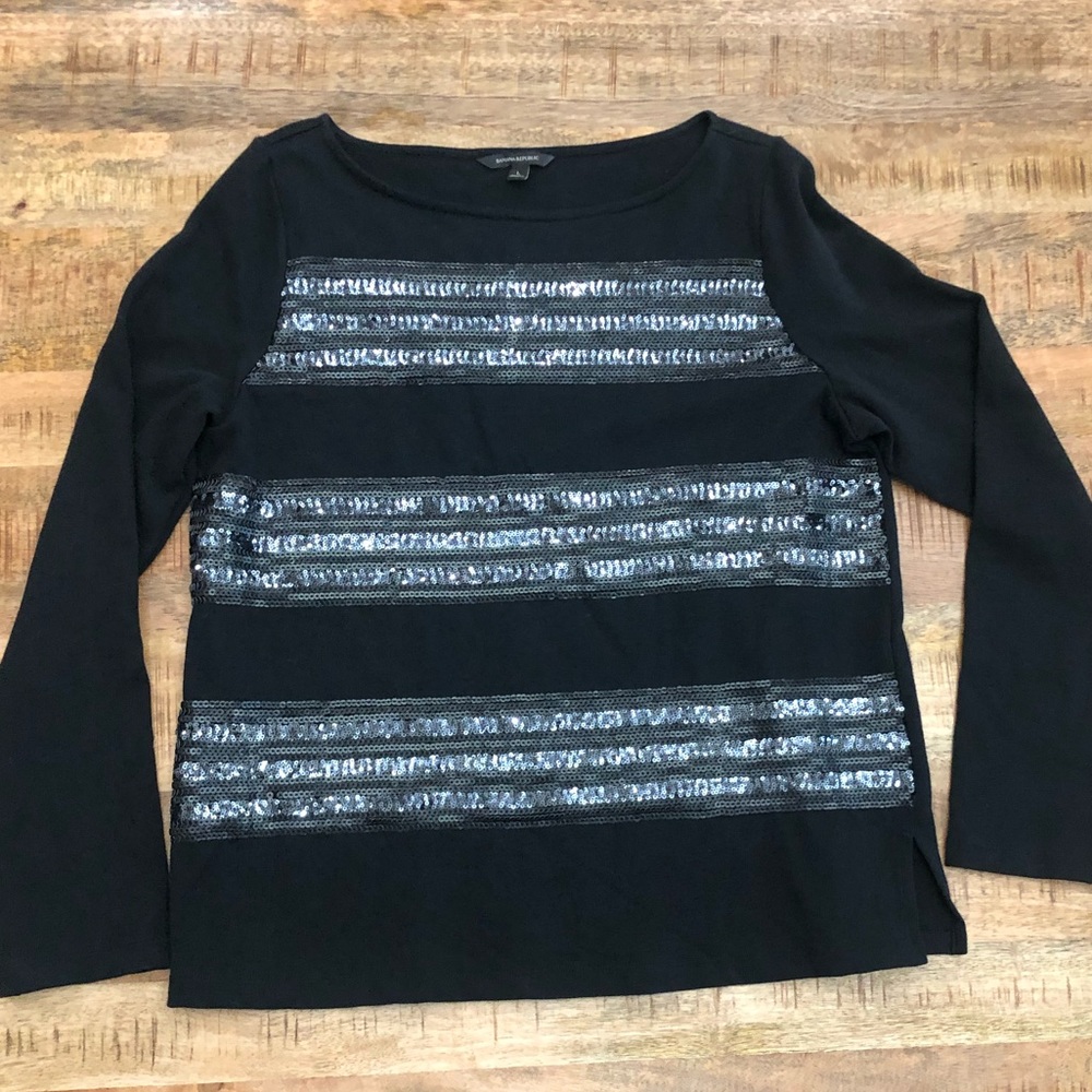 Banana Republic Sequined Sweater